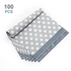 宅配ビニール袋 A4100枚入り ドット模様 250×325+50mm