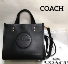 コーチ デンプシートート 22 ショルダー 2way C5268 ブラック