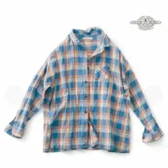 サニークラウズfeat.ShuttleNotes褪せたチェックシャツ　フェリシモのサムネイル