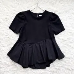 美品✨アベニールエトワール ティアードフリル ペプラム ブラウス