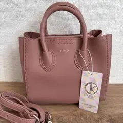 D.KELLY 2way スクエアミニハンドバッグ ショルダーバッグ ミニバッグ