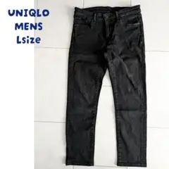 ☆ UNIQLO ☆ 中古品 メンズ ジーンズ Lサイズ ブラック ユニクロ