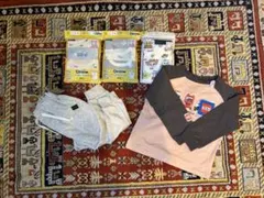 【新品100cm】男の子肌着・ブリーフパンツ・長袖・長ズボン