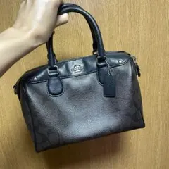 Coach コーチ ダークブラウン ハンドバッグ