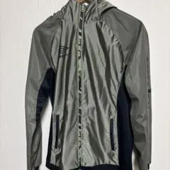 umbro フード付きナイロンジャケット Lサイズ グレー/ネイビー