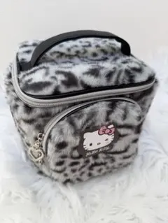 ★新品タグ付き★ハローキティ ヒョウ柄バッグ メイクポーチ
