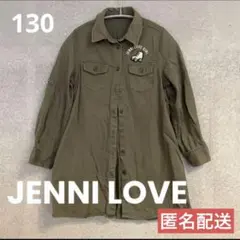 JENNI LOVE ミリタリーシャツ　ワンピース