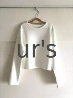 ur's ボンディングクロップドプルオーバー