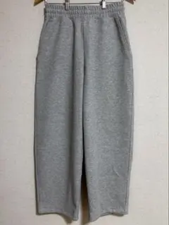 UNIQLO C スウェットワイドパンツ S グレー