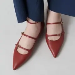 新品未使用　Odette e Odile ストラップパンプス