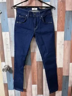 【Lee】リー ストレートデニムパンツ ジーンズ ブルー 日本製