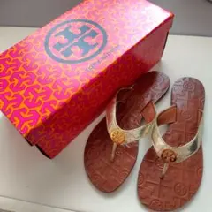【新品】TORY BURCH トリーバーチ サンダル 7.5size 24.5のサムネイル