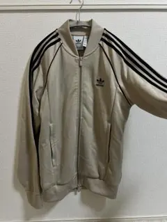 adidas originalsトラックジャケットベージュトレフォイル ジャージ