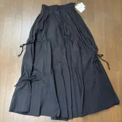 新品★GRL2wayシャカシャカ ドロストリボンスカートロンスカ低身長グレイルSのサムネイル