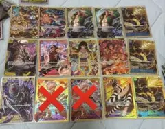 원피스 カード シークレット sec ルフィ ロー サボ 15枚 묶음 판매