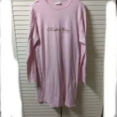 Calvin Klein ロングスリーブ ルームウェア ピンク Sオーバーサイズのサムネイル