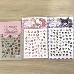 ネイルシール キティ クロミ 3枚セット