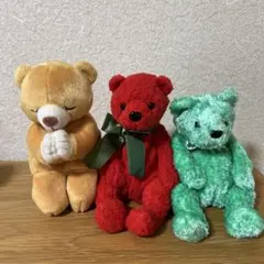 ty クマ　ぬいぐるみ　3体セット