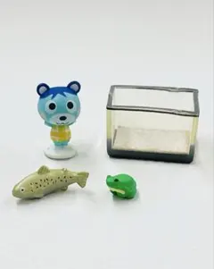 どうぶつの森 森をつくろう！ グルミン F-40 水槽 魚 カエル フィギュア