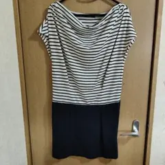 RULE ルール チュニック ワンピース ボーダー ネイビー Mサイズ
