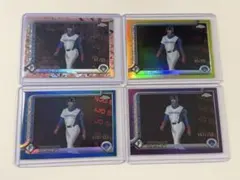 15シリ 桜 新庄剛志2025 Topps Chrome NPB 日本ハム 4枚