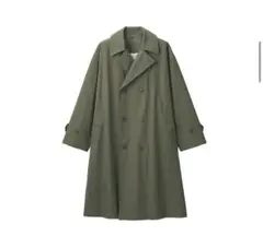 新品　無印良品　撥水　トレンチコート　男女兼用　ダブルブレスト