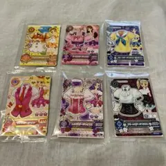アイカツカード　セブンイレブン全種セット6枚セットコンプリート