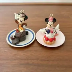 ●ディズニー テーブルイズウェイティング ミッキー ミニー フィギュア
