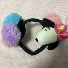 スヌーピー 耳付きカチューシャ カラフル