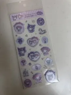 すりガラス風シール　マイメロディ　クロミ　サンリオ