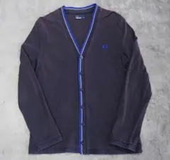00s　フレッドペリー　カーディガン　黒　Fred Perry　ワンポイントのサムネイル