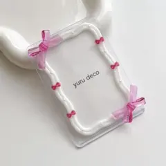 レジンデコ 硬質ケース トレカケース B8 推し活 うねうね 白 紫 ピンク