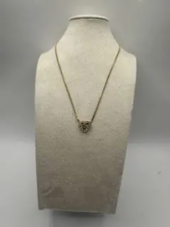 ディオール　ゴールド ハート型 ネックレス