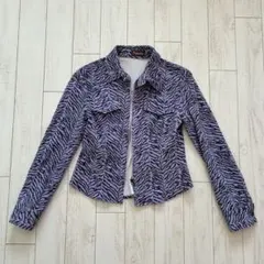 y2k 平成ギャル　archive アウター　シャツ　ジャケット　ゼブラ柄