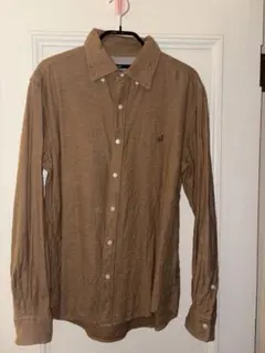 SHIPSボタンダウンシャツ ベージュ