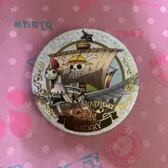 ワンピース メリー号 ピンバッジ BIRTHDAY January 1月