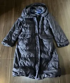 ユニクロ +J ジルサンダー ウルトラライトダウン　ロングコート M ネイビー