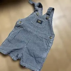 Baby B'gosh ストライプオーバーオール オシュコシュ　18M