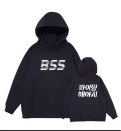 BSS ブソクスンFighting ベロア調起毛スウェット　レディースMサイズ