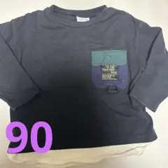 BREEZE 長袖Tシャツ 90cm 블랙