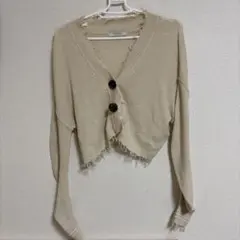 ROSEBUD ローズバッド　ボレロ　クロップドカーディガン ベージュ