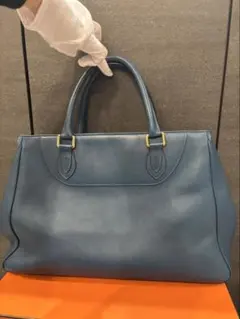 モラビト　トートバッグ　ファスナー付き　レザー