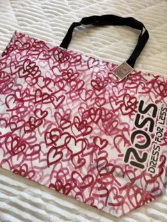 【タグ付未使用】ハワイ ロスドレス ROSS■エコバック　ハート　バレンタイン
