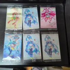 デリシャスパーテ　6枚　未開封　プリキュア　ウエハース　カード