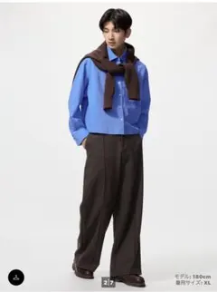 【11/16まで値下げ】ブラッシュドジャージーワイドパンツ