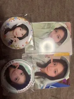 板倉可奈　トレカ　缶バッジ
