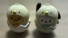 サンリオ マスコット フィギュア　ぐでたま ポチャッコ　おきあがりこぼし