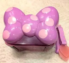 ディズニー ミニー ポップコーンバケット リボン ドット柄