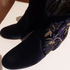 Vanillamoon　刺繍ブーツ　ヒール５cmのサムネイル
