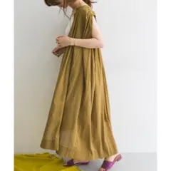 URBAN RESEARCH DOORS　コットンボイルワンピース